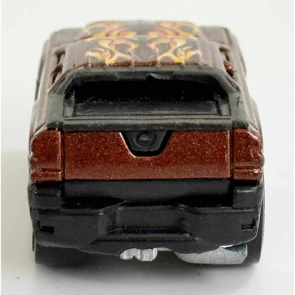 Hot Wheels Chevy Avalanche Blings Kids OS Copper Brown Flame Diecast Truck 2003